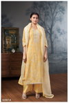 Anvika 2597 By Ganga Printed Embroidery Premium Cotton Dress Material Wholesalers In Delhi
